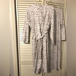 Woman’s Charter Club Robe and Nightgown Set